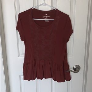 Women’s American Eagle peplum top